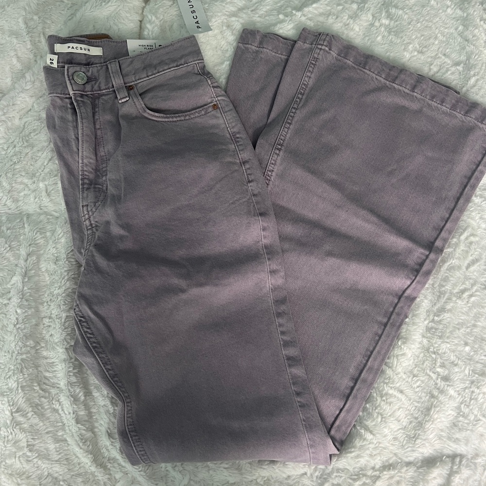 Pacsun Lavendar Flared Jeans Women’s Size 26